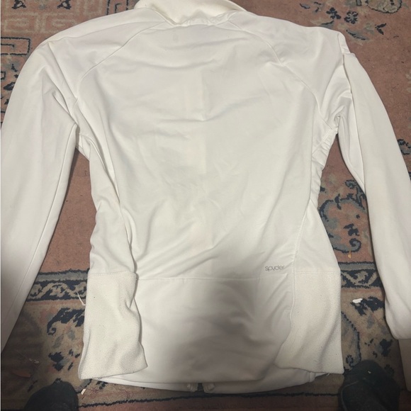 Spyder Women's White Zip-Up Jacket - Picture 6 of 8
